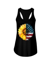 FLAG-SUN FLOWER Ladies Flowy Tank thumbnail