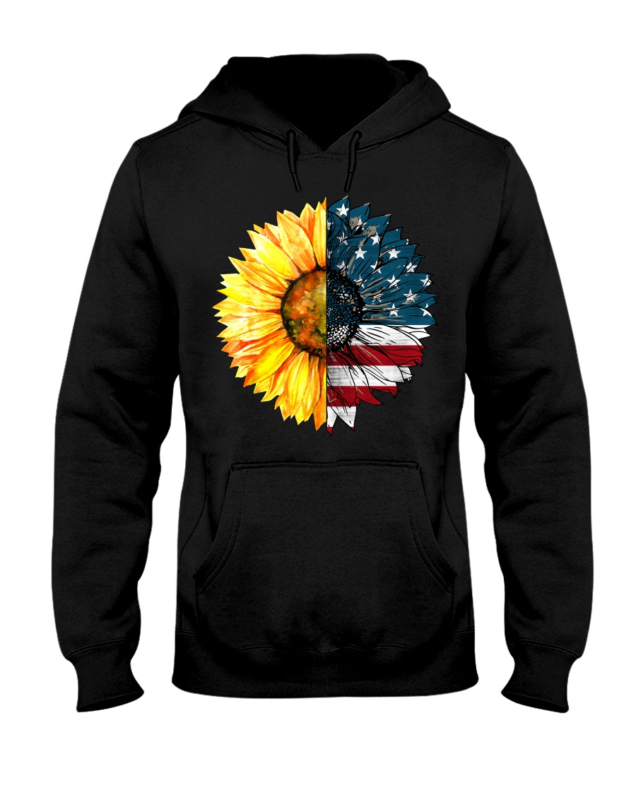 FLAG-SUN FLOWER Hooded Sweatshirt
