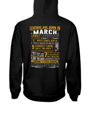 LEGENDS BORN-GUY-3 Hooded Sweatshirt back