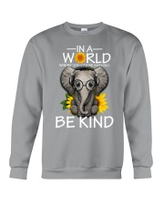 IN A WORLD BE KIND- ELEPHANT Crewneck Sweatshirt thumbnail