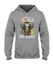 IN A WORLD BE KIND- ELEPHANT Hooded Sweatshirt thumbnail