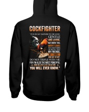 ROOSTER-COCKFIGHTER Hooded Sweatshirt back