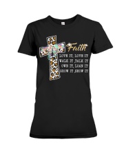 JESUS-FAITH Premium Fit Ladies Tee thumbnail