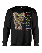 SMILE OFTEN-ELEPHANT Crewneck Sweatshirt thumbnail