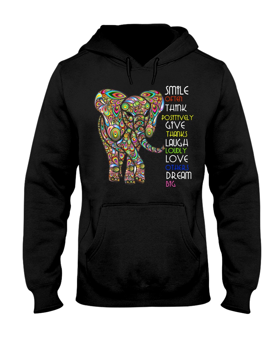 SMILE OFTEN-ELEPHANT Hooded Sweatshirt
