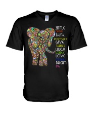 SMILE OFTEN-ELEPHANT V-Neck T-Shirt thumbnail