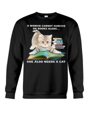 SHE NEEDS A CAT Crewneck Sweatshirt thumbnail
