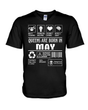 queen facts-5 V-Neck T-Shirt thumbnail
