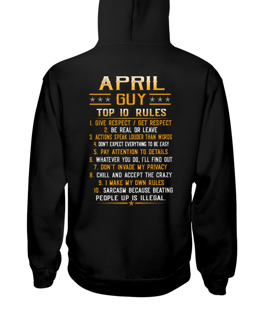 US-GUY RULES-4 Hooded Sweatshirt