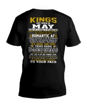KING BORN IN-MAY V-Neck T-Shirt thumbnail