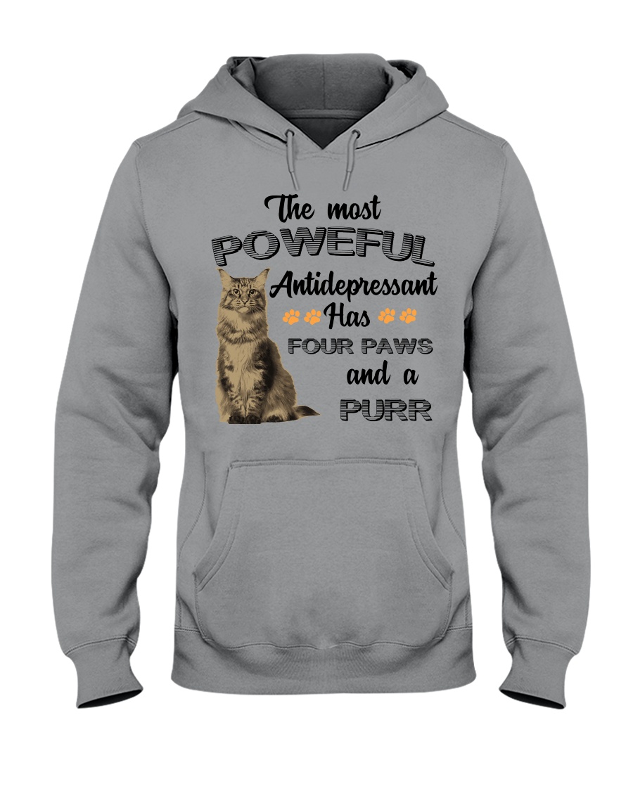 POWERFUL FOUR PAWS Hooded Sweatshirt