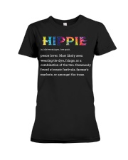 HIPPIE-WORDS Premium Fit Ladies Tee thumbnail