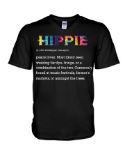 HIPPIE-WORDS V-Neck T-Shirt thumbnail