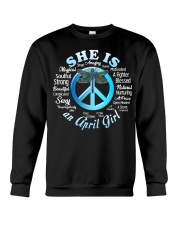 PEACE GIRL-4 Crewneck Sweatshirt thumbnail
