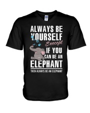 YOU CAN BE-ELEPHANT V-Neck T-Shirt thumbnail