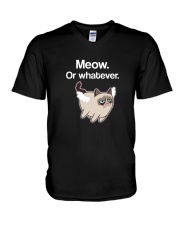 MEOW OR WHATEVER V-Neck T-Shirt thumbnail