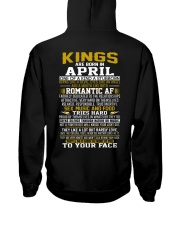 KING BORN IN-APRIL Hooded Sweatshirt back