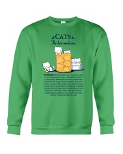 CATS - THE BEST MEDICINE Crewneck Sweatshirt thumbnail