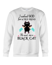 BLACK CAT - TRUE FRIEND Crewneck Sweatshirt thumbnail