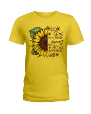 HIPPIE GIRL-MYFACE Ladies T-Shirt thumbnail