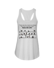 MUSIC AND CATS Ladies Flowy Tank thumbnail