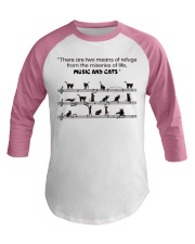 MUSIC AND CATS Baseball Tee thumbnail