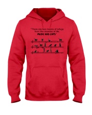 MUSIC AND CATS Hooded Sweatshirt thumbnail