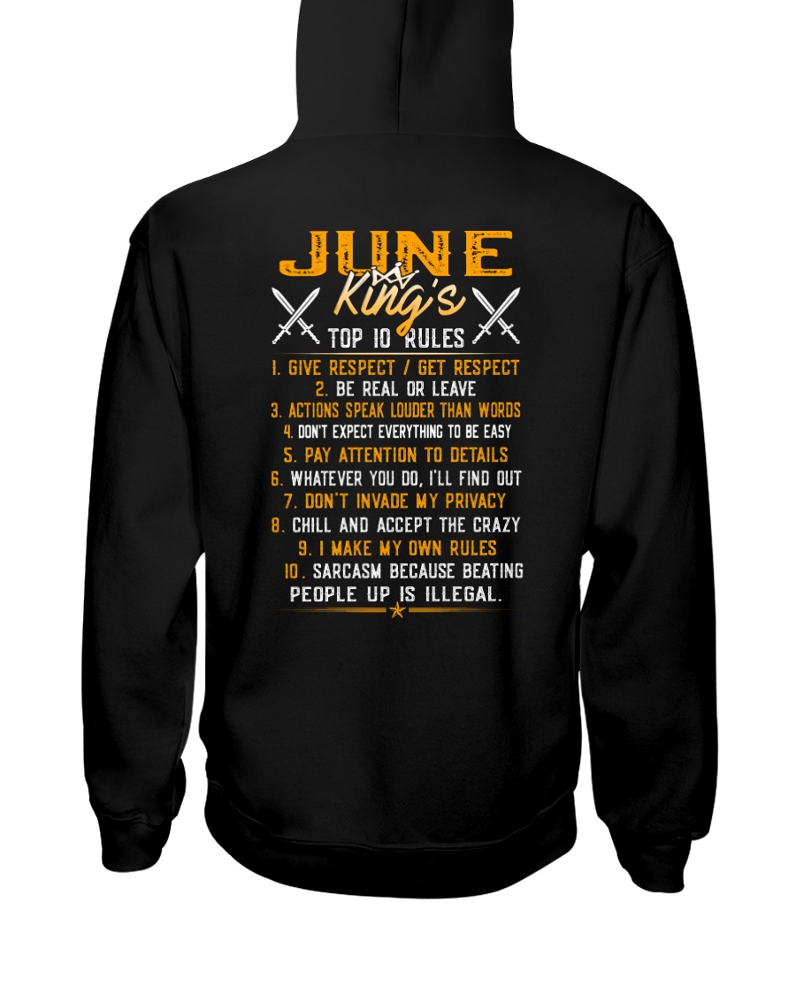 KING 10 RULE-6 Hooded Sweatshirt