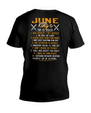 KING 10 RULE-6 V-Neck T-Shirt thumbnail