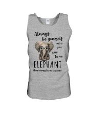 ALWAYS BE YOURSELF- ELEPHANT Unisex Tank thumbnail