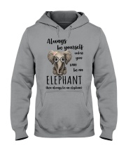 ALWAYS BE YOURSELF- ELEPHANT Hooded Sweatshirt thumbnail