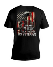 US-VET-WALKED WALK V-Neck T-Shirt thumbnail