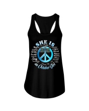 PEACE GIRL-10 Ladies Flowy Tank thumbnail