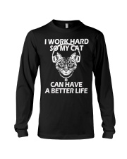 MY CAT CAN HAVE BETTER LIFE Long Sleeve Tee thumbnail