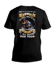 US-GUY-BORN-AS-8 V-Neck T-Shirt thumbnail