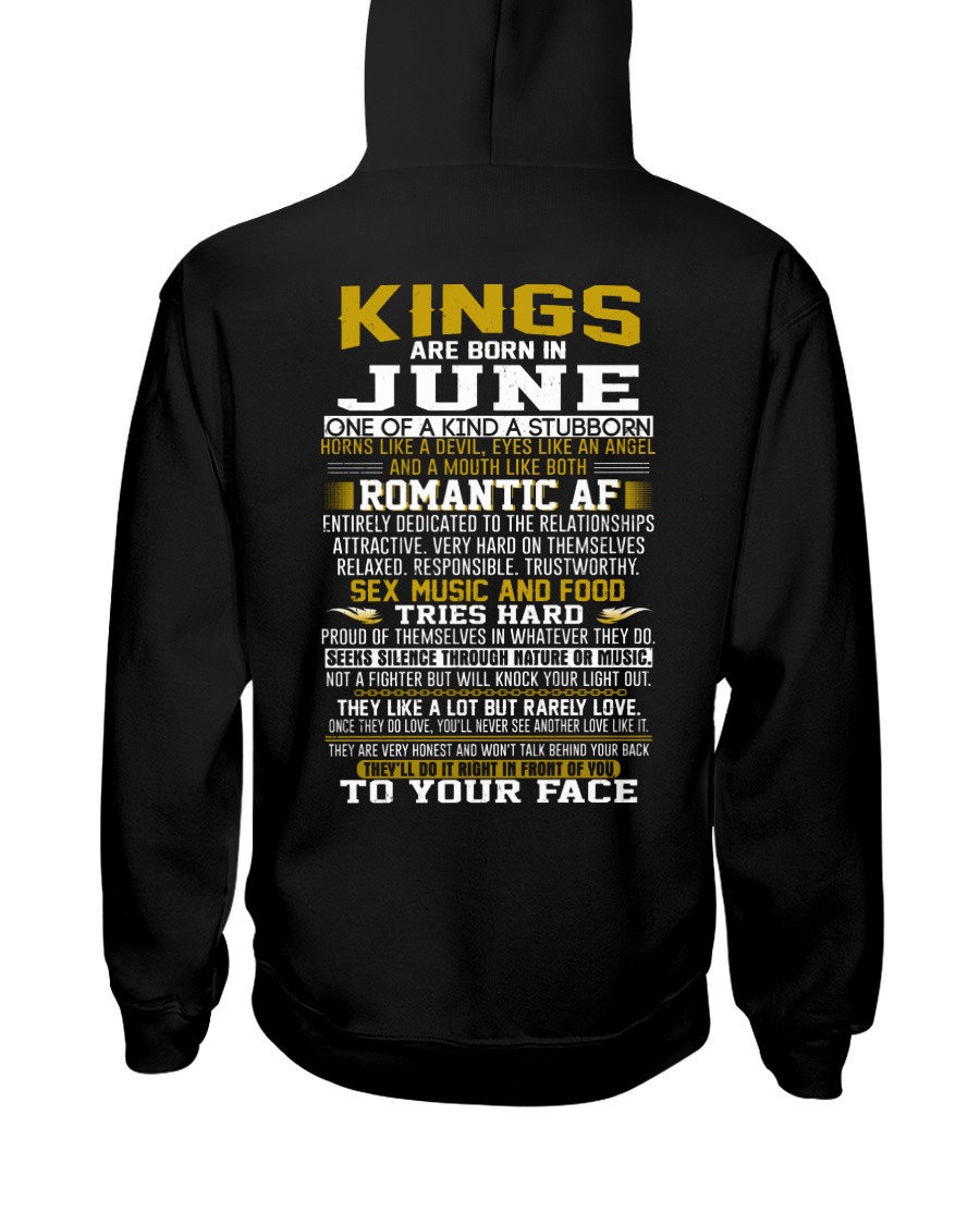 KING BORN IN-JUNE Hooded Sweatshirt