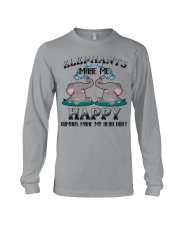 MAKE ME HAPPY- ELEPHANT Long Sleeve Tee thumbnail