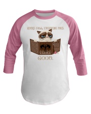 EVERYONE DIES - GOOD Baseball Tee thumbnail