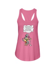 WAKE THE OWNER UP SONG Ladies Flowy Tank thumbnail