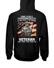 VETERAN-PROBLEM Hooded Sweatshirt back