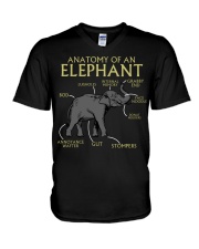 ANATOMY OF AN-ELEPHANT V-Neck T-Shirt thumbnail