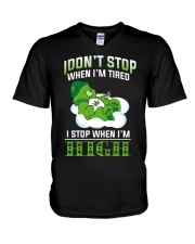 I DON'T STOP V-Neck T-Shirt thumbnail