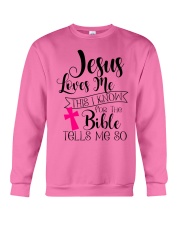 JESUS LOVES ME Crewneck Sweatshirt thumbnail