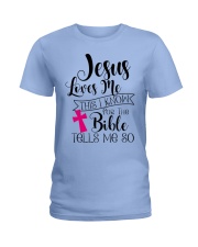 JESUS LOVES ME Ladies T-Shirt thumbnail