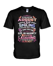 MONTH-GIRL-8 V-Neck T-Shirt thumbnail