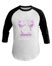 LOVES YOU MORE THAN HERSELF Baseball Tee thumbnail