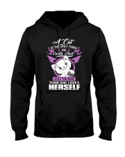 LOVES YOU MORE THAN HERSELF Hooded Sweatshirt thumbnail