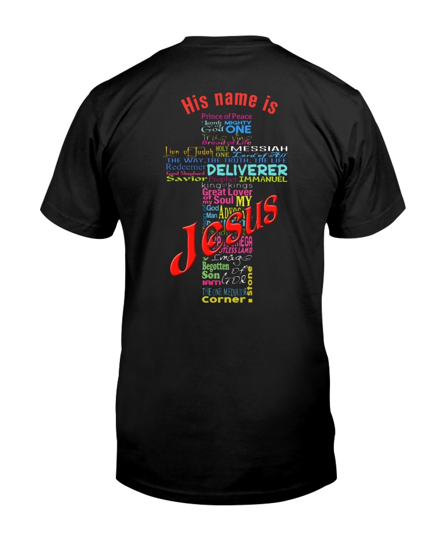 JESUS NAME-BACK Classic T-Shirt