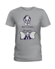 DON'T WORRY- ELEPHANT Ladies T-Shirt thumbnail