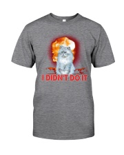 CAT AND THE EXPLOSION Classic T-Shirt tile